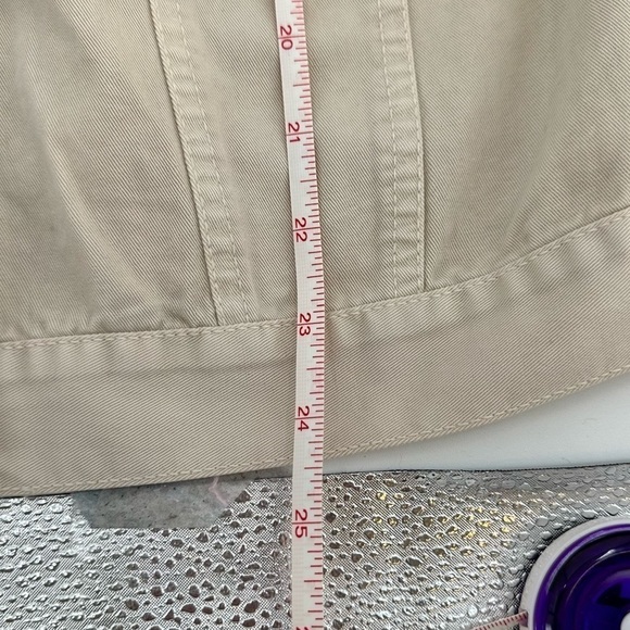 Caribbean Joe Antiqued Collection Short Beige Embroidered Rose Jacket Size 2XL - Picture 14 of 16